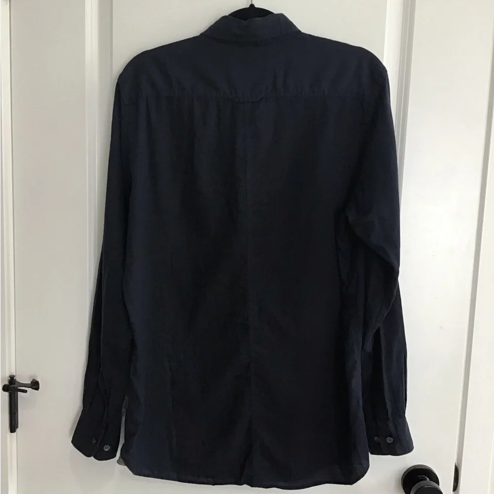 Rodd‎ & Gunn Shirt Mens Medium Blue Speckled Button Up Long Sleeve Cotton